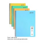 Flex Pastel Defter A4 72 Yaprak Çizgisiz 1 Adet