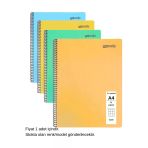 Flex Pastel Defter A4 72 Yaprak Kareli 1 Adet