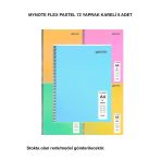 Flex Pastel Defter A4 72 Yaprak Kareli 5 Adet