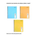 Flex Pastel Defter A4 80 Yaprak Çizgili 3 Adet