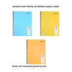 Flex Pastel Defter A4 80 Yaprak Kareli 3 Adet