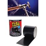 Flex Tape Bant Su Geçirmez Yapışkan Bant Conta Yama Kamp Çadırı Tamir Onarım Bandı - 1 Adet