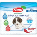 Flexi 30'lu Paket Köpek Çiş Pedi 60X90cm Kaymaz ve Koku Hapsetme Özellikleri ile Kolay Kullanım