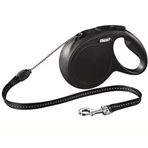 Flexi 8 m Siyah [M] New Classic Otomatik İp Köpek Gezdirme Kayışı