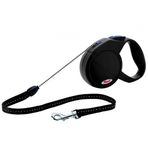 Flexi ADFL-100 Classic 3 m İpli XS Boy Siyah Köpek Tasması