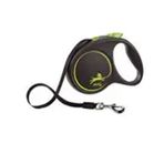 Flexi Black Design 5 mt Yeşil L Otomatik Şerit Köpek Gezdirme Kayışı