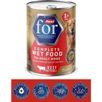 Flexi For Biftekli Yetişkin Köpek Yaş Mama 400 gr – Yetişkin Köpekler Için Tam ve Dengeli Konserve Mama