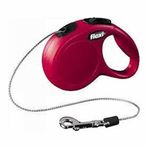 Flexi Medium Kırmızı 5 mt New Classic İp Otomatik Köpek Gezdirme Tasması