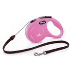 Flexi New Classic 5 m M Pembe Şerit Tasma