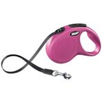 Flexi New Classic Pembe XS Otomatik Şerit Köpek Gezdirme Tasması