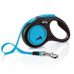 Flexi New Neon Otomatik Mavi Small 5 mt Gezdirme İpi