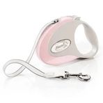 Flexi Style Açık Pembe 3 mt S Şerit Otomatik Köpek Tasması