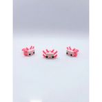 Flexilab Minecraft Aksolotl Anahtarlık – Pembe Renk | 2.5 cm | 3D Baskı El Yapımı Mini Figür | PLA Malzeme