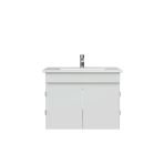 Flexio 65 Cm Kapaklı Katlanabilir Lavabo Dolabı 270 Derece Beyaz Set