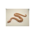 FLEXIS WE MAKE IT POSSIBLE FOR YOU Bone Snake İskelet Yılan Figürü - Krem Rengi Hareketli Eklemli Dekoratif Mistik Yılan Heykeli