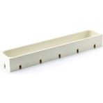 Flexispace 899434 Mutfak Gereçleri Için Çekmece Düzenleyici, Plastik, Beyaz, 37 x 7,5 x 4,5 cm