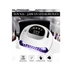 FlexShop SUN X 21 UV LED TIRNAK KURUTUCU 320 W 72 UV LED PROTEZ TIRNAK KALICI OJE KURUTMA MAKİNESİ