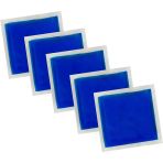 Flexy Medical Sıcak Soğuk 5 Adet Kompres Termojel Buz Paketi, 13X13cm, Migren, İncinme, Burkulma, Kas Ağrısı, Baş Ağrısı, Göz Altı Morluğu, Tendon İltihabı, Termofor, Kompres Jel, Eklem