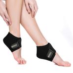 Flexy Medical Topuk Ağrısı için 2 Adet Silikon Kumaş Topuk Çorabı, Plantar Fasiit, Topuk Dikeni, Aşil Tendiniti, Destekleyici, Topuk Ağrısı, Nasır, Çatlak, Tabanlık, Topukluk, Kas Ağrısı (Medium)