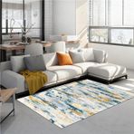 Fliegengitter Halı yatak odası 340 x 300 cm kısa tüylü yıkanabilir, kaymaz, büyük, vintage, pofuduk, kısa tüylü yolluk, koridor, mutfak, oturma odası için