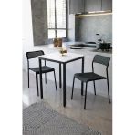 Flinder 2Li Mutfak Seti Mutfak Masa Ve Sandalye Seti Balkon Masası Cafe Seti Bs-Sanss-2