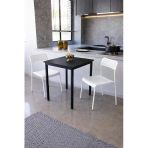 Flinder 2Li Mutfak Seti Mutfak Masa Ve Sandalye Seti Balkon Masası Cafe Seti Ss-Sanbb-2