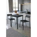 Flinder 2Li Mutfak Seti Mutfak Masa Ve Sandalye Seti Balkon Masası Cafe Seti Ss-Sanss-2