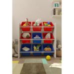 Flinder 9 Sepetli Çok Amaçlı Oyuncak Dolabı Montessori Dolap Fln85008508sbd