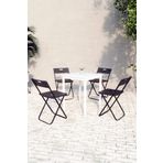 Flinder Balkon Bahçe Mutfak 5'li Bistro Set Masa Sandalye Takımı FLN75010O4SBD