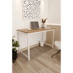 Flinder Çalışma Masası Bilgisayar Masası Ofis Masası 60x120 | Atlantik Çam – Beyaz Ayak