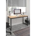 Flinder Çalışma Masası Bilgisayar Masası Ofis Masası 60x140 | Çam – Siyah Ayak