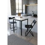 Flinder Flinder Mutfak Masası Takımı, Balkon Bahçe Takımı 3'lü Set, Masa ve Sandalye Takımı