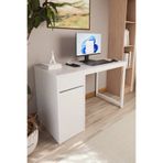 Flinder Kesonlu Çalışma Masası 120x60 | Beyaz Kesonlu Bilgisayar Masası & Ofis Masası