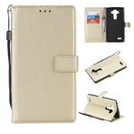 Flip Case Kapağı İle uyumlu LG G4 Durum, uyumlu LG G4 Cüzdan kılıfı, kart yuvaları manyetik kapanma, koruyucu Pu Deri [şok geçirmez TPU] Flip kapak w bilek kayışı kordon Cep telefonu kasası kapağı(Gol
