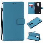 Flip Case Kapağı İle uyumlu LG G4 Durum, uyumlu LG G4 Cüzdan kılıfı, kart yuvaları manyetik kapanma, koruyucu Pu Deri [şok geçirmez TPU] Flip kapak w bilek kayışı kordon Cep telefonu kasası kapağı(Sky