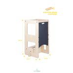 Flip | Natural 3'ü 1 Arada Öğrenme Kulesi & Aktivite Masası & Yazı Tahtası