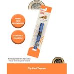 Flip Reflektörlü Kedi Tasması - Açık Mavi