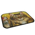 Flip Resimli 60x45 cm Kedi Kumu Toplama Paspası