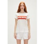 Flog T-Shirt Off-White Beyaz Baskılı Kadın Tişört