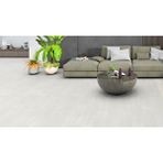 Floorpan Fix Laminat Parke 7mm Lodos Ff001 + 6cm Süpürgelik + 3mm Kapron Takım Gri