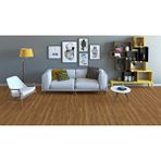 Floorpan Sun Laminat Parke 8mm Astana Ceviz Fs027 + 6cm Süpürgelik + 3mm Kapron Takım Kahverengi