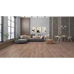 Floorpan Sunex Laminat Parke 8mm Derzli Bronz Meşe Fsx08 + 6cm Süpürgelik + 3mm Kapron Takım Kahverengi