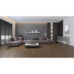 Floorpan Sunex Laminat Parke 8mm Derzli Küba Meşe Fsx03 + 6cm Süpürgelik + 3mm Kapron Takım Kahverengi