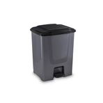 Flora F196 Pedallı Plastik Çöp Kovası 10 L Gri