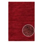 FLORA HALI Tiaraeco Halı Bordo Shaggy Mikro Polyester Peluş Salon Halısı 20mm Hav Kalınlığı Lüks Model