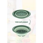 Flora Katlanabilir Yuvarlak Süzgeç 6,5 Litre Yeşil - Renk - Açık Yeşil
