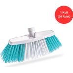 Flora Kibar F166 Yumuşak Oto Fırçası - Araç Yıkama, Jant, Detay Temizlik Fırçası 17 cm x 24 Adet - Çok Renkli