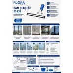 Flora Metal Cam Çekçeği 35 Cm Vitrin