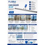 Flora Metal Cam Çekçeği 45 Cm Vitrin