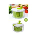 Flora Süzgeçli Manuel Salata Kurutucu 4,2 Litre, Sebze Meyve Marul Kıvırcık Yıkama Ve Süzme Sepeti Beyaz - Yeşil